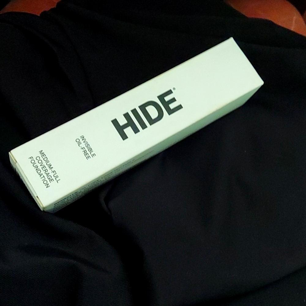 HIDE invisible oil-free foundation.